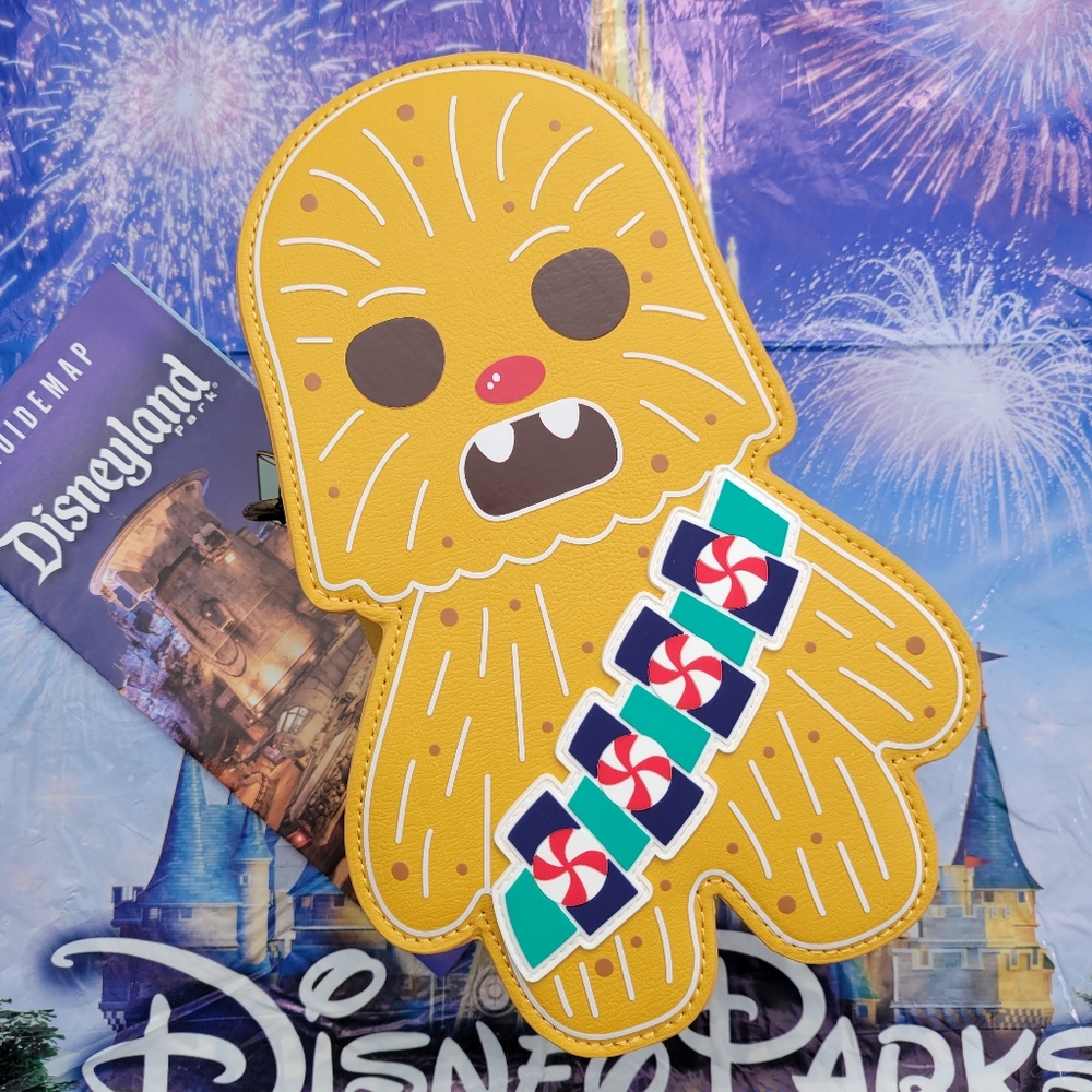 DisneyParks StarWars  Chewbacca Gingerbread Cookie Crossbody Bag NWT